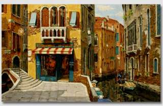 Viktor Shvaiko Sunny Day in Venice on Canvas  