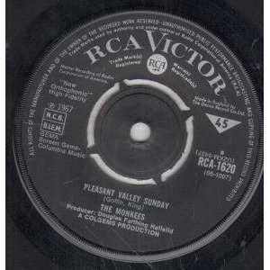  PLEASANT VALLEY SUNDAY 7 INCH (7 VINYL 45) UK RCA VICTOR 
