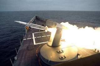   missile rail. during training exercises off the California coast