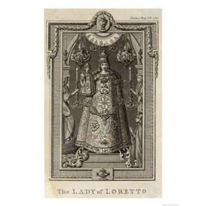  Depicted as the Lady of Loreto the Site in Italy Art 