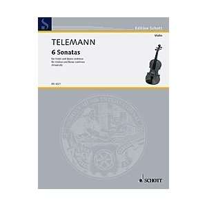    6 Sonatas Composer Georg Philipp Telemann