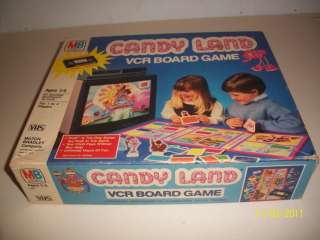  BID OR SALE IN THIS LISTING IS A VINTAGE CANDY LAND ~ VCR BOARD GAME 