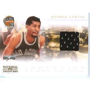   Authentic George Gervin Game Worn Jersey Card: Sports & Outdoors