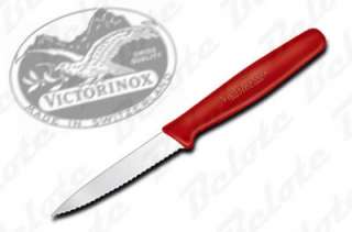 Victorinox RH Forschner Serrated Paring Knife Red 40603  