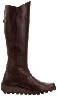 Fly London Womens Mol Dark Brown New Leather Long Boots  