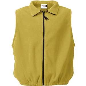   Zip Polar Fleece Vests 10 Colors VEGAS GOLD A5XL: Sports & Outdoors