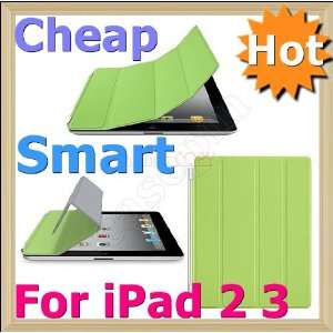 ) Cheap Polyurethane Smart Slim Magnetic Case Cover + Stand For Apple 