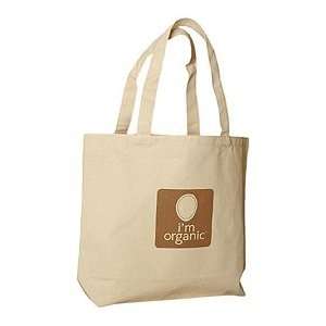  100% certified organic cotton tote bag: Im Organic (brown 
