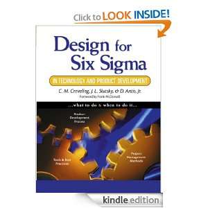 Design for Six Sigma in Technology and Product Development [Kindle 