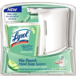 Lysol Healthy Touch Hand Soap Starter Kit Soothing Cucumber Splash 8.5 