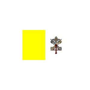 Vatican City Flag, 4 x 6, Outdoor, Nylon