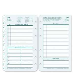   bound Daily Day Planner Refill   Apr 2012   Mar 2013