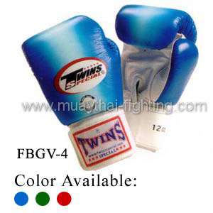 New Twins Muay Thai Boxing Gloves Color Slide Leather  