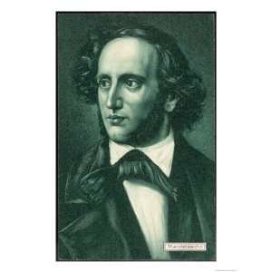  Felix Mendelssohn the German Composer as a Young Man 