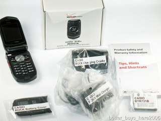 Brand New Casio GzOne Rock C731 Verizon Rugged Phone 044476809934 