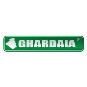   GHARDAIA ST  STREET SIGN CITY ALGERIA
