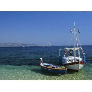  Greek Boats, Kalami Bay, Corfu, Ionian Islands, Greece 