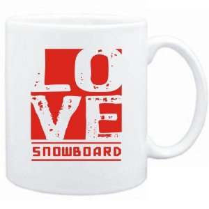  New  Love Snowboard  Mug Sports