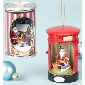  Club Pack of 12 Christmas Amusements Retro Mailbox and Can 