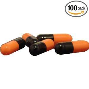  Empty Gelatin Capsules Size 0, 1000 Count, Color:orange 