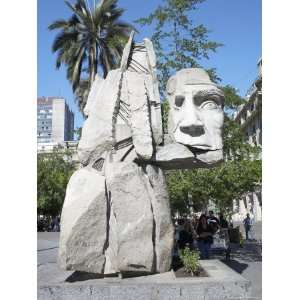  Maphuce Statue, Plaza De Armas, Santiago De Chile, Chile 