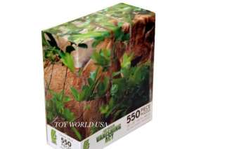 Art Wolfe Vanishing Act Puzzle SOLITARY LION 550 pc  