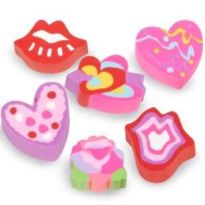   Lets Party By Fun Express Valentine Assorted Erasers 