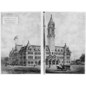  US Post Office,Buffalo,NY, William Martin Aiken,Erie Co 