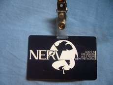Nerv U.N UN Amine ID Card Asuka Neon Genesis Cosplay  
