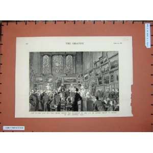  1880 Lord Mayor London Art Exhibition Skinners Hall