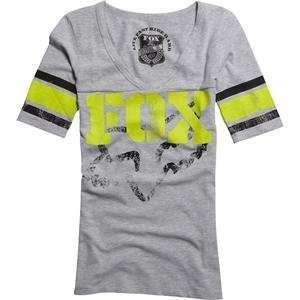  Fox Racing Womens Trick Football T Shirt   X Large 