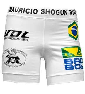   MMA UFC Mauricio Shogun Rua White Fight Vale Tudo Shorts Sz 38 40 2XL