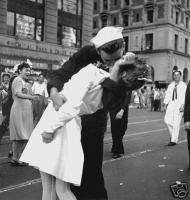 New York Times Square Japanese Surrender WWII Kiss  