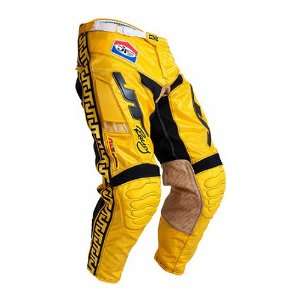 JT Racing USA Classic Mens Vented Off Road Motorcycle Pants   Yellow 