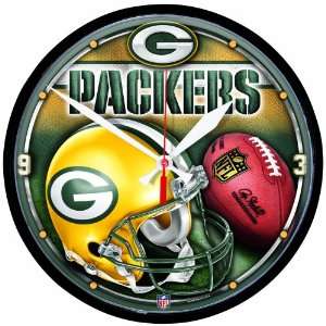 Green Bay Packers NFL Round Wall Clock: Sports & Outdoors