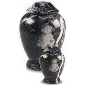  Black Zebra I Marble Pet Urn (Large)