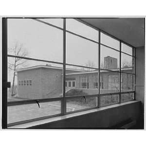   School, Roslyn, Long Island. Vista from corridor 1953