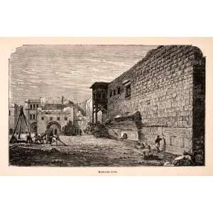   Temple Mount Second Herod Great   Original Engraving: Home & Kitchen