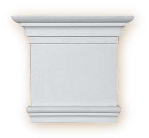Capital Fluted Pilasters Panel Moulding Molding  