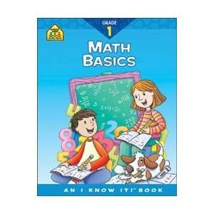School Zone Curriculum Workbooks 32 Pages Math Basics Grade 1 SZCUR 