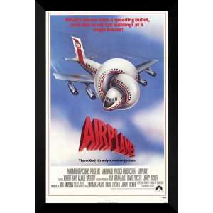  Airplane FRAMED 27x40 Movie Poster Jerry Zucker
