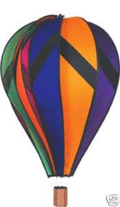 Hot Air Balloon Style Wind Spinner, 26 Rainbow 25917  