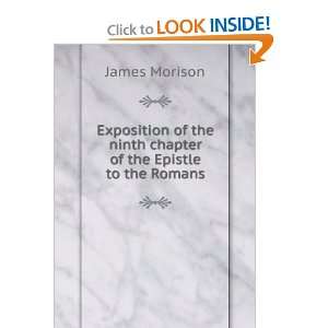   the ninth chapter of the Epistle to the Romans James Morison Books