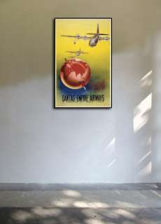 Qantas Empire Airways Australia Travel Poster 24x38  