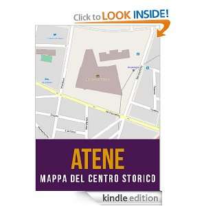 Atene, Grecia: mappa del centro storico (Italian Edition): eReaderMaps 