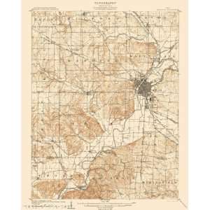  USGS TOPO MAP HAMILTON QUAD OHIO (OH) 1905