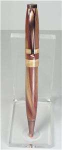 Handmade Wood Pen Red Cedar / Maple  Antique Copper Cross Refill Very 