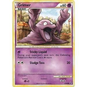  Pokemon Legend HS3 Undaunted Single Card Grimer #50 Common 