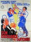 son excellence antonin 1935 josette day french poster location united 