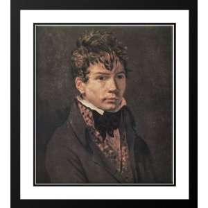  Portrait of Ingres 20x23 Framed and Double Matted Art 